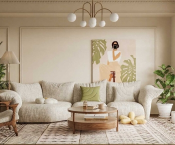 Modern A Living Room-ID:784998899