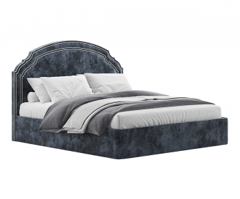 Modern Double Bed-ID:497617969