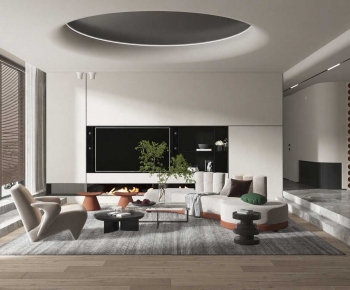 Modern A Living Room-ID:421199086