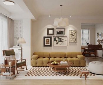 Modern A Living Room-ID:217390144