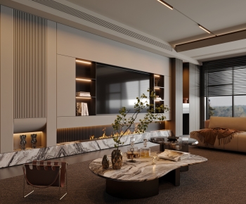 Modern A Living Room-ID:629317053