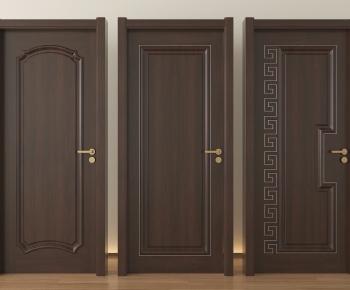 New Chinese Style Single Door-ID:675809444