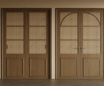 Wabi-sabi Style Double Door-ID:100259874