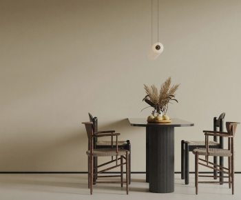 French Style Dining Table And Chairs-ID:274163964