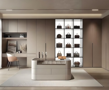 Modern Clothes Storage Area-ID:455482967