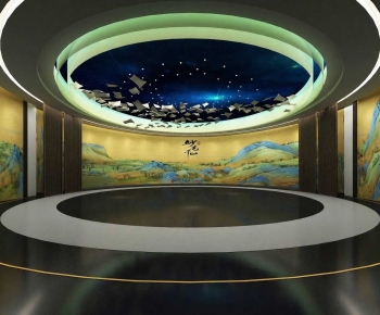 New Chinese Style Exhibition Hall-ID:274172077