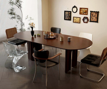Modern Dining Table And Chairs-ID:937380082