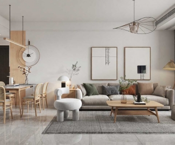 Modern A Living Room-ID:511862049