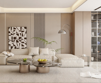 Modern A Living Room-ID:612427958