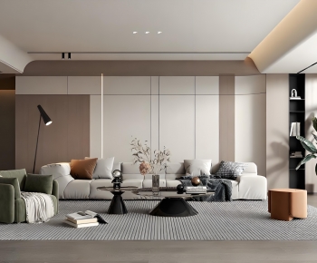 Modern A Living Room-ID:762896068