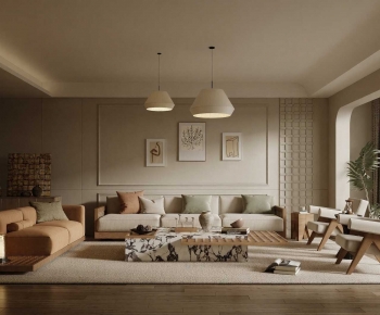 Wabi-sabi Style A Living Room-ID:114490997