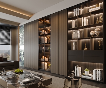 Modern A Living Room-ID:745127927