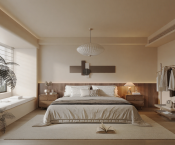 Wabi-sabi Style Bedroom-ID:270844941