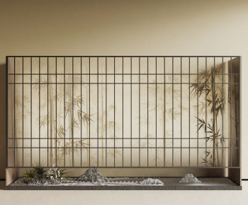 New Chinese Style Plant Landscaping-ID:505040884