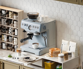 Modern Kitchen Electric Coffee Machine-ID:983594894
