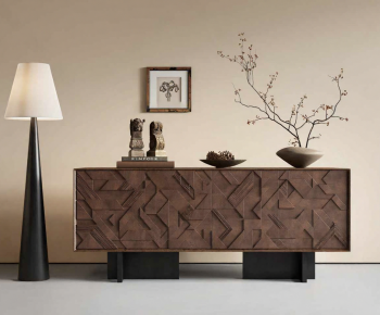 Wabi-sabi Style Side Cabinet-ID:464348082