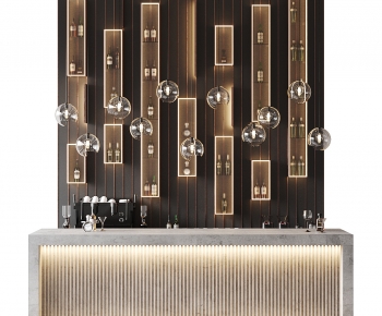 Modern Reception Desk-ID:601782083