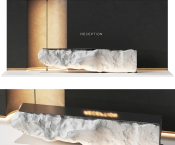 Modern Reception Desk-ID:600486041