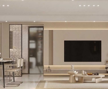 Modern A Living Room-ID:607202056