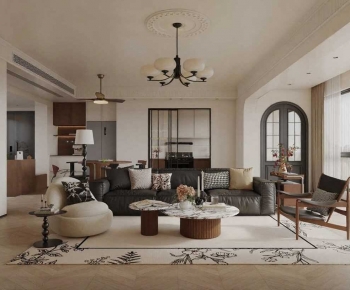 French Style A Living Room-ID:817712073