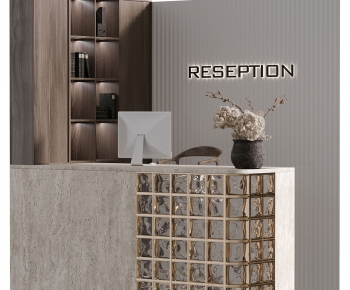 Modern Reception Desk-ID:934289935