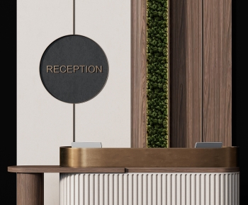 Modern Reception Desk-ID:916132931