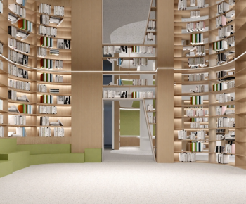 Modern Bookstore Book Bar-ID:914695029