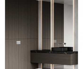 Modern Bathroom Cabinet-ID:307174926