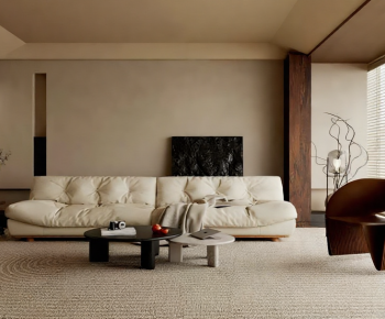 Wabi-sabi Style A Living Room-ID:440686944