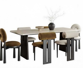 Modern Dining Table And Chairs-ID:123829832