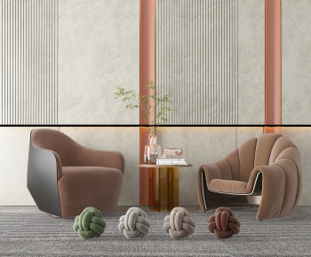 Modern Single Sofa-ID:427309045