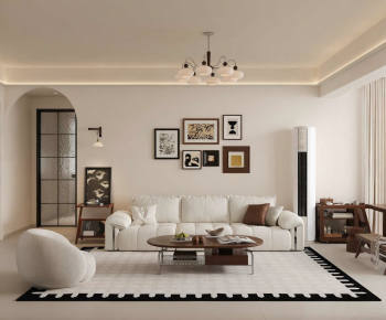 Modern A Living Room-ID:732927087