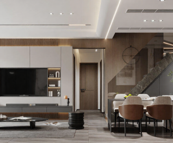 Modern A Living Room-ID:758977897