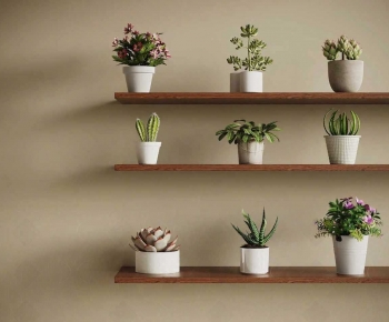 Modern Potted Green Plant-ID:949899916