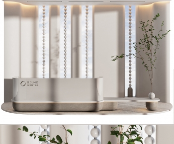 Modern Reception Desk-ID:905288936