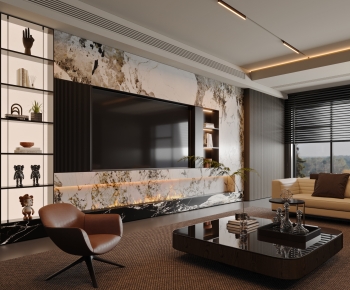 Modern A Living Room-ID:293473963