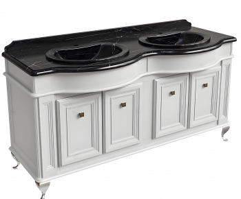 European Style Bathroom Cabinet-ID:613857031