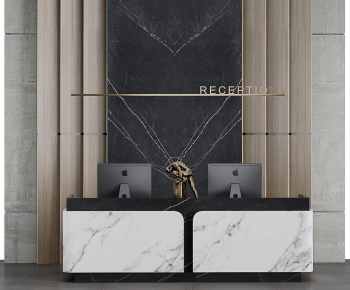 Modern Reception Desk-ID:791520122
