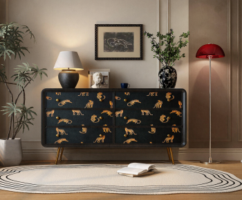 French Style Side Cabinet-ID:113100052