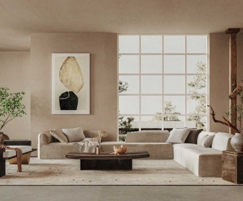 Wabi-sabi Style A Living Room-ID:482479104
