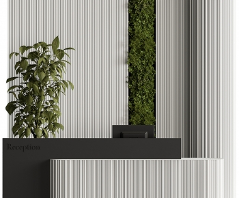 Modern Reception Desk-ID:723282108