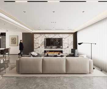 Modern A Living Room-ID:569052932