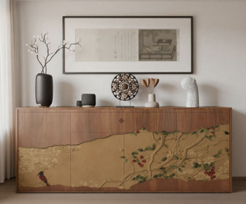 New Chinese Style Entrance Cabinet-ID:677643065