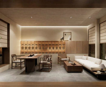 New Chinese Style Teahouse Tea House-ID:820883996