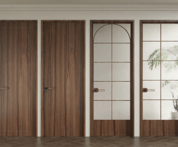 Wabi-sabi Style Single Door-ID:536516905