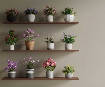 Modern Potted Green Plant-ID:167596101