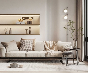 Modern Three-seat Sofa-ID:481715928