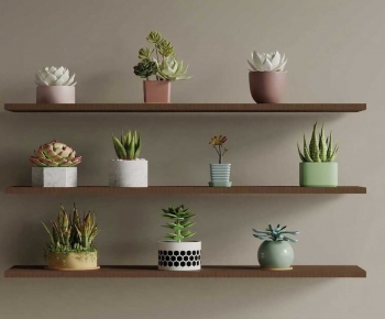 Modern Potted Green Plant-ID:158087022