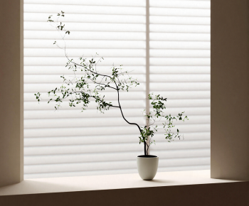 Modern Potted Green Plant-ID:325360069