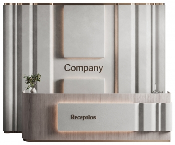 Modern Reception Desk-ID:994271042